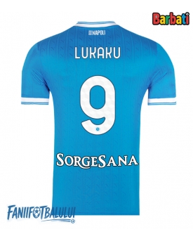 SSC Napoli Romelu Lukaku #9 Tricou Fotbal Replică 2025-26 Barbati Acasa